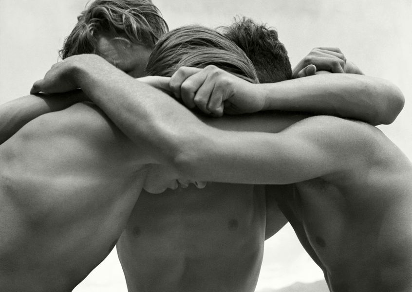 Herbert List - Wrestling Boys at the Baltic Sea, Germany, 1933. Courtesy of Magnum Photos, London, Paris and New York