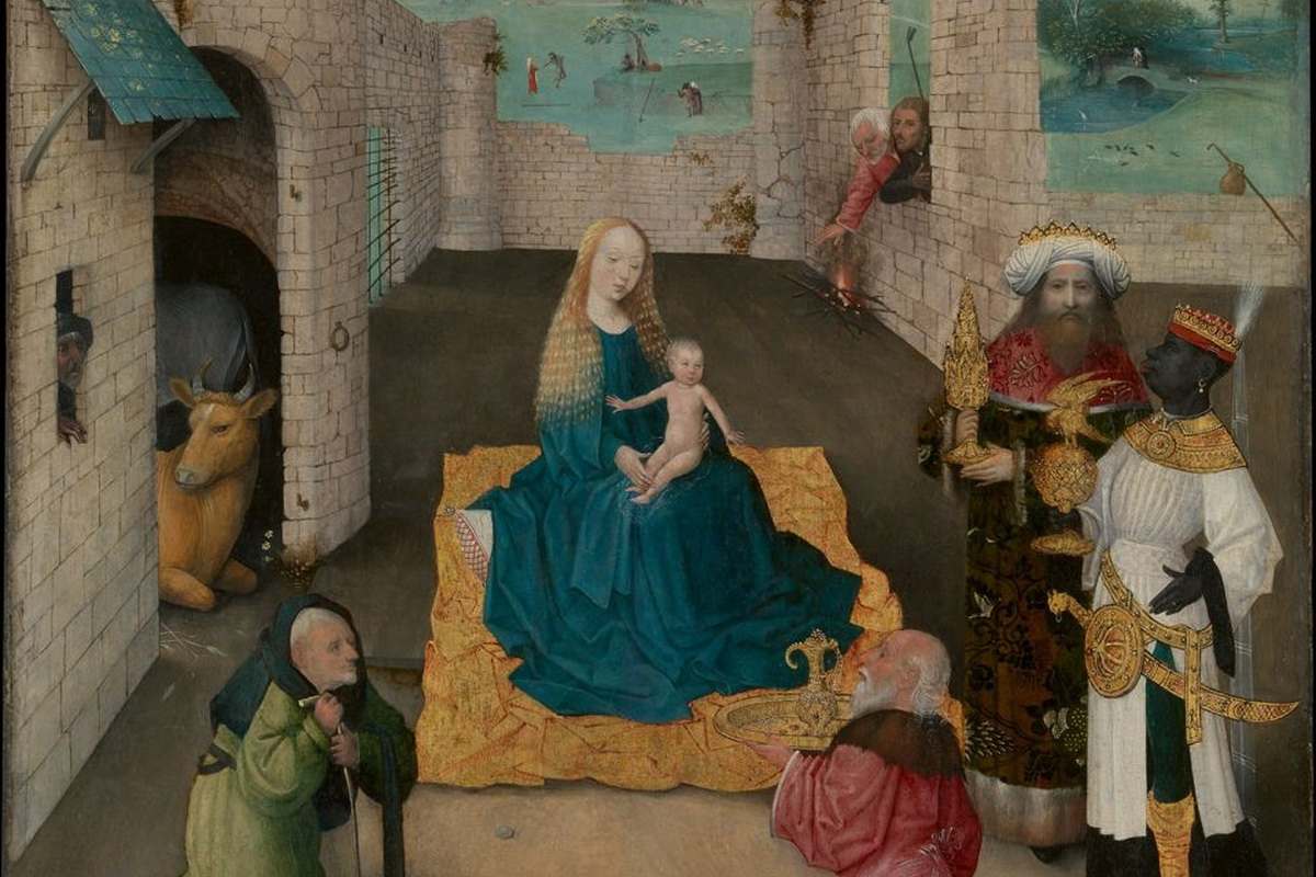 HIERONYMUS BOSCH Garden Earthly Delights Gothic Medieval Figure Sculpture Art