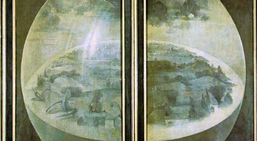 Hieronymus Bosch - The Garden of Earthly Delights - Outer Wings, c. 1480-1505
