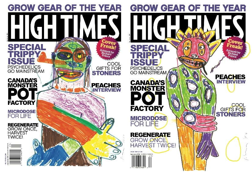 Richard Prince Hippie Drawings Enhance the High Times Magazine This Summer