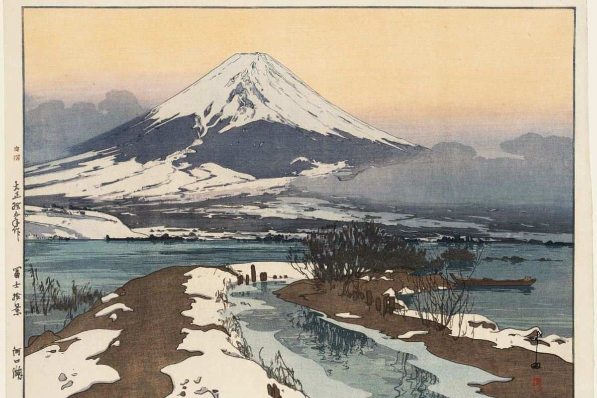 old japanese landscape art