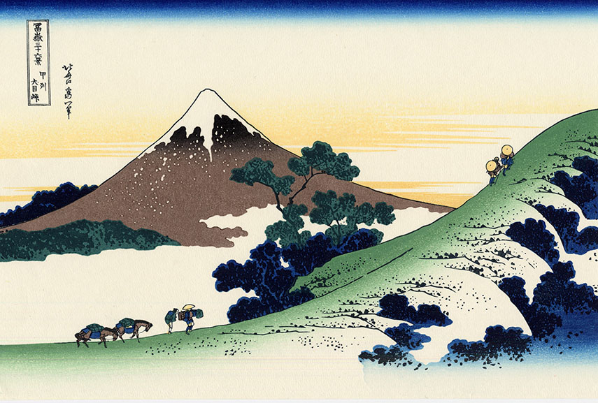 Hokusai painting – One of the 36 Views of Mount Fuji,1832