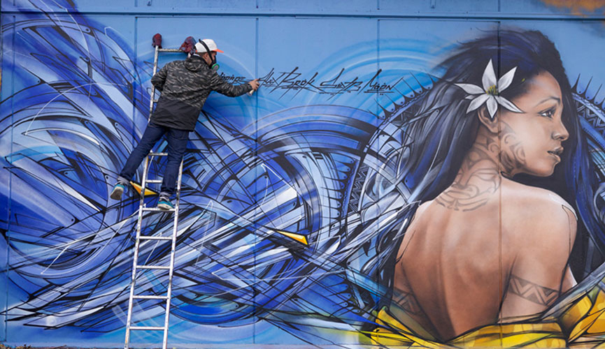 Street art festival Tahiti