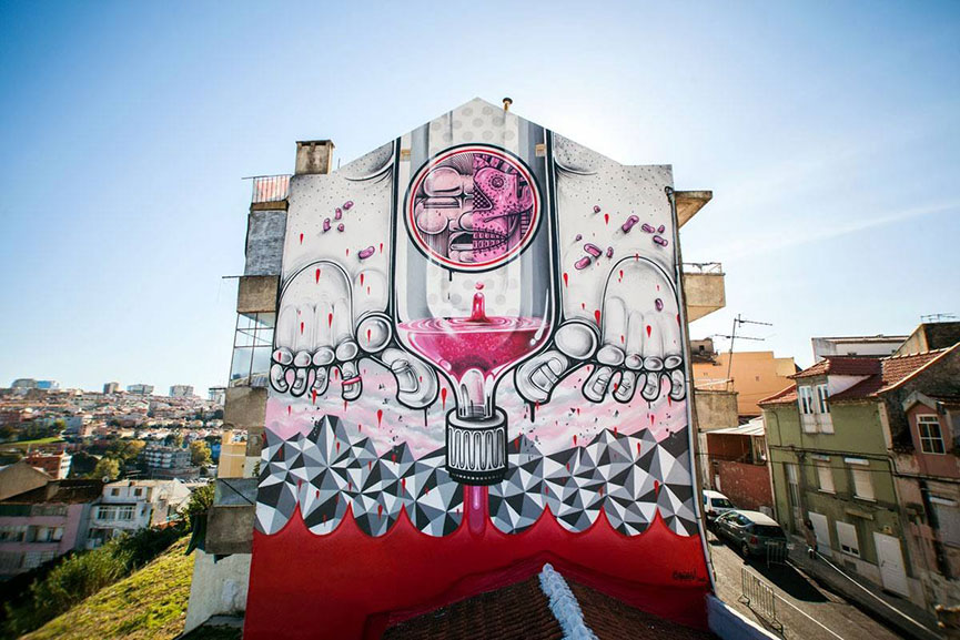 Mural in Lisbon