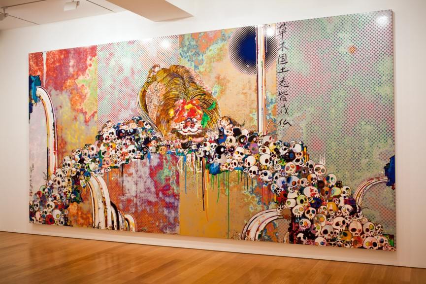 Exhibit Review  Takashi Murakami- Stepping on the Tail of a