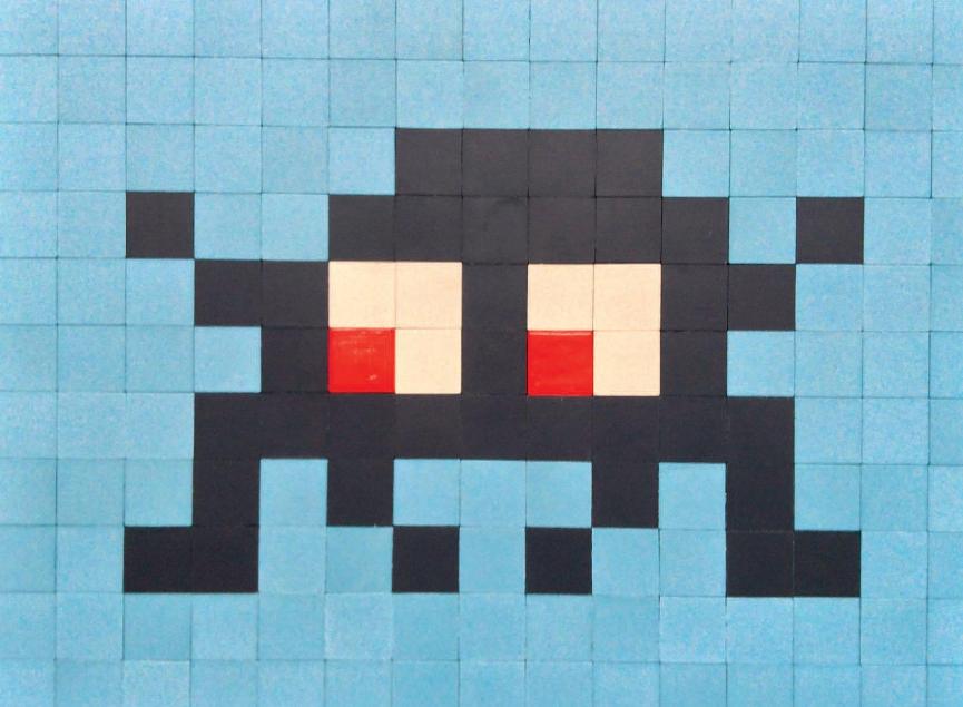 Invader - ALIAS PA_415, 2010 (22 x 30 cm)