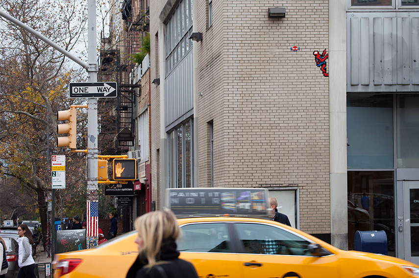 Invader - NY_174, New York, 2015 pts news home projects french 2016 contact