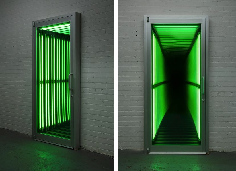 Ivan Navarro - El Rayo Verde, 2018.
