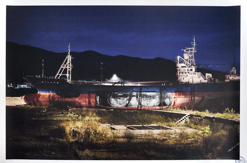 JR - Action in Kesennuma, 2013 (56 x 80 cm)