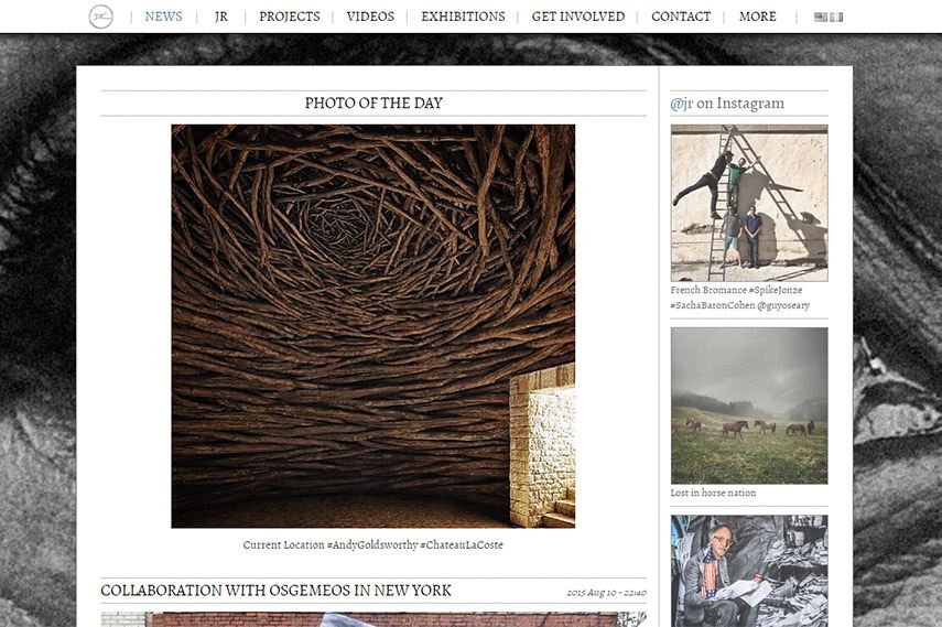 JR website screenshot