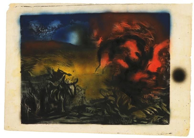 Jackson Pollock - Landscape with Steer