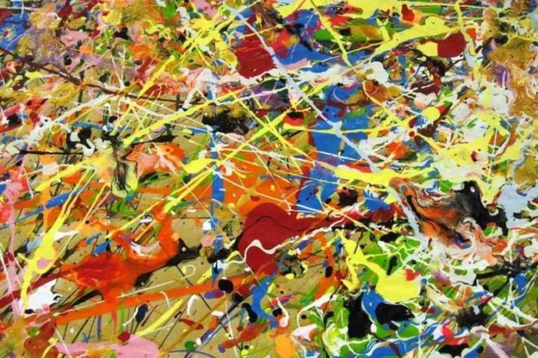 Bilder von Jackson Pollock:  Entdecke die Kunst des "Action Painting"