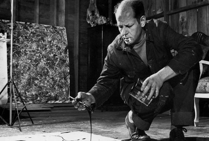  Jackson Pollock's action painting
