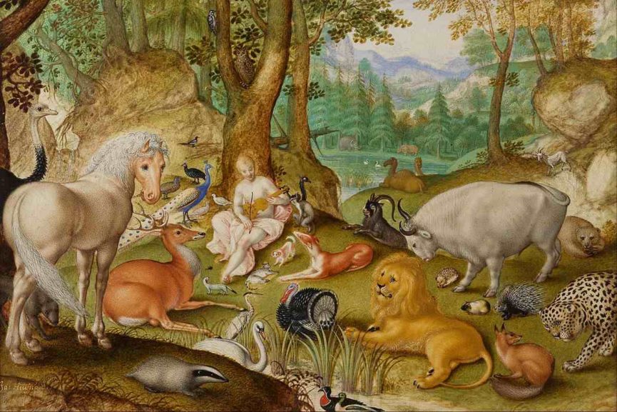 Image result for renaissance artwork depicting animals in heaven