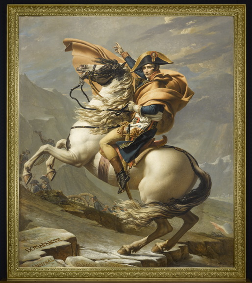 Jacques-Louis David - Le Premier Consul franchissant