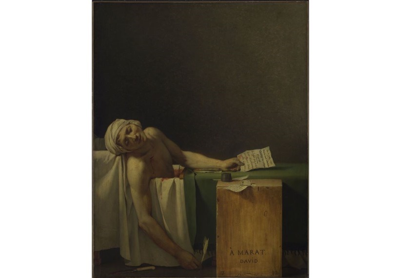Jacques Louis David - The Death of Marat, 1793