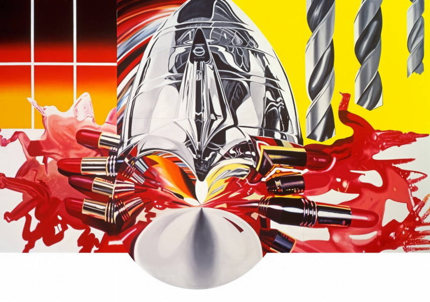 James Rosenquist - The Swimmer in the Econo-mist 3, 1997-98