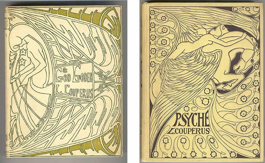 Jan Toorop - Cover for God en Goden by Louis Couperus, 1903 / Cover for Psyche by Louis Couperus, 1898 brussels amsterdam museum Jan Toorop works life james poster