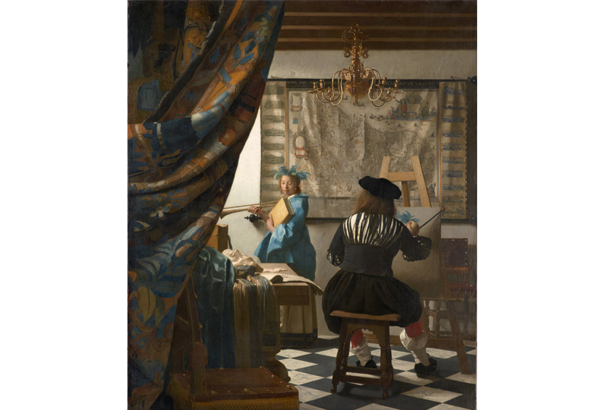 century old allegories still fill the gallery and engage the public
