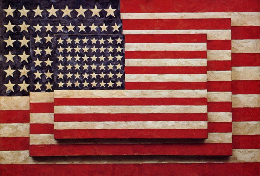 Jasper Johns - Three Flags.