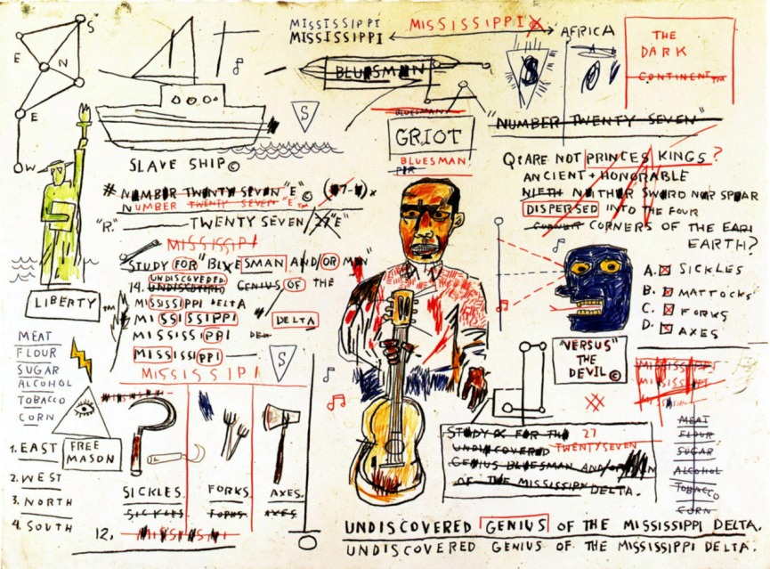 Controversial collection of early Basquiat drawings on show in Basel