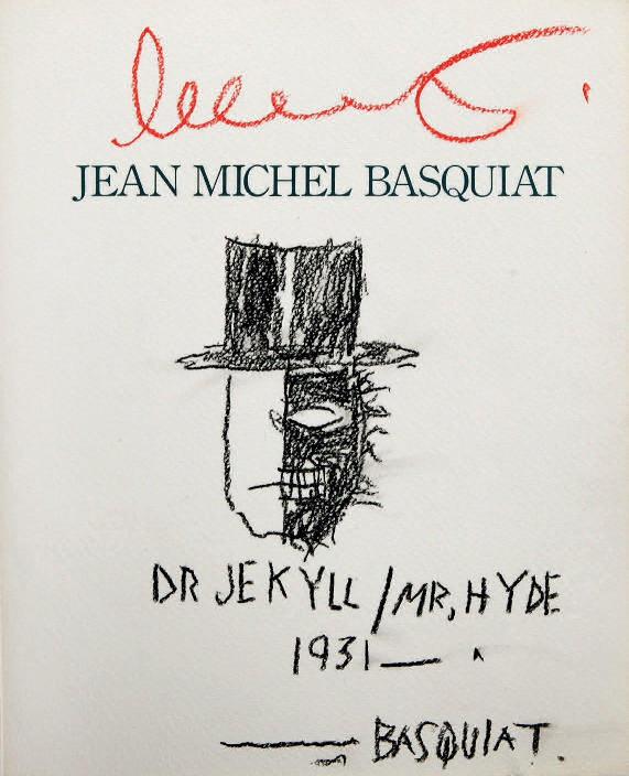 Jean-Michel Basquiat - Dr Jekyll kosacrta Mr Hyde 1931, 1988 (27 x 22 cm)