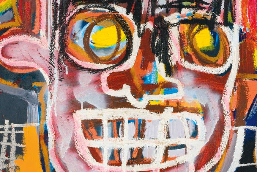 Image result for Basquiat, orange