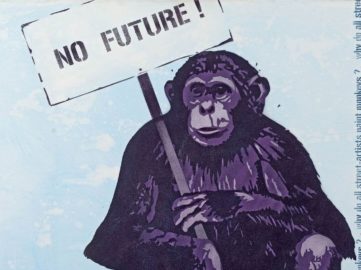 Jef Aerosol - No future (detail), 2003