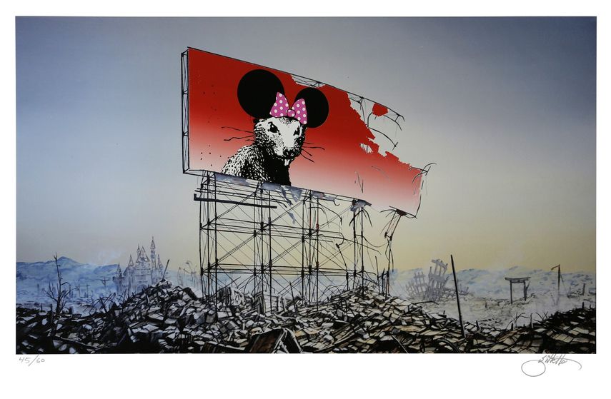 Jeff Gillette - Banksy Minnie Nagasaki, 2016