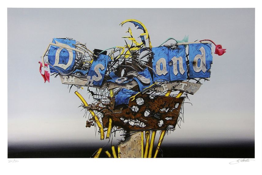 Jeff Gillette - Disney Sign Destruct, 2015