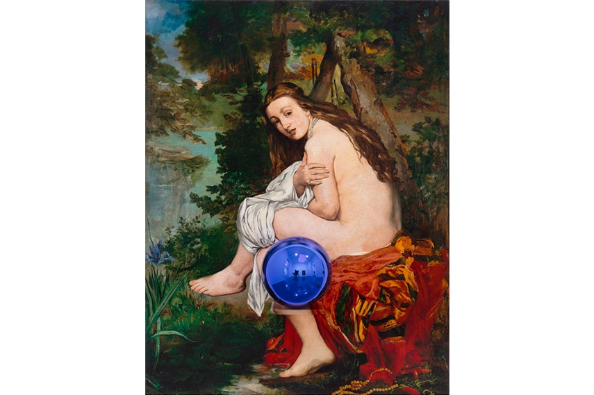 Jeff Koons - Gazing Ball (Manet Surprised Nymph), 2014-2015