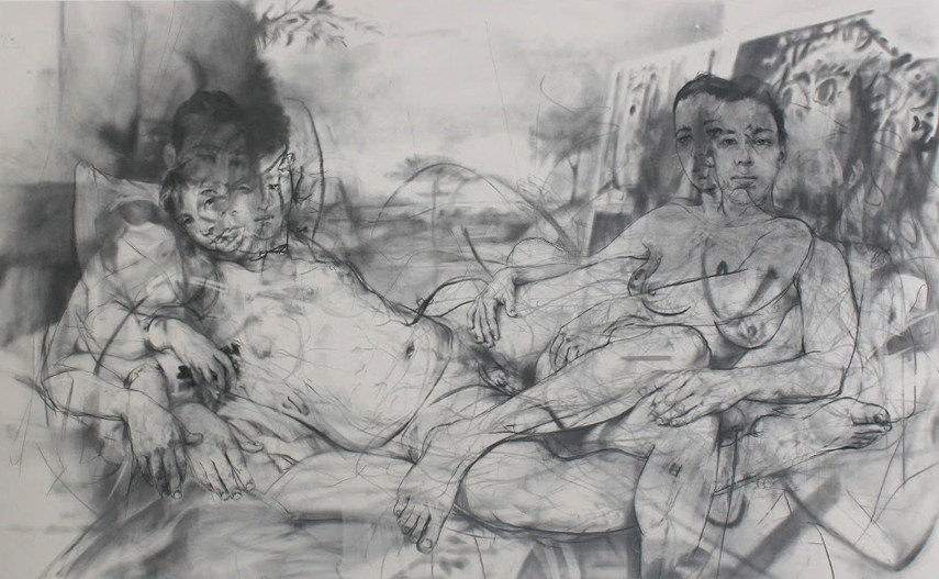 Jenny Saville - Mirror - Image via pinimgcom