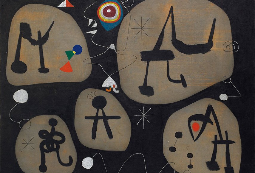 Joan Miró - Femme entendant de la musique, 2018 collection