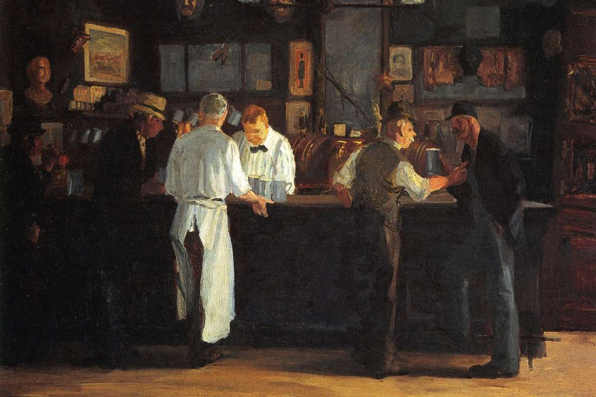 What Is A Realists At Irma Noe Blog   Joan Sloan McSorleys Bar 1912 