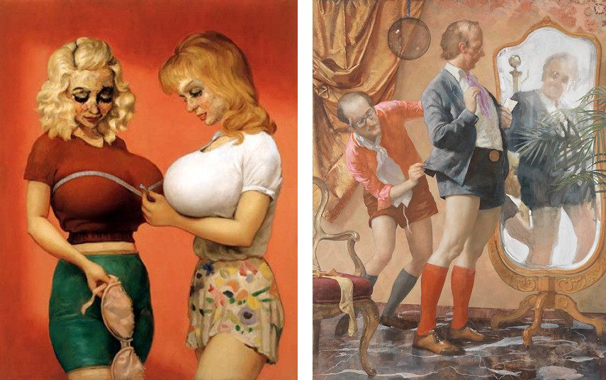 Contact any NYC American gallery to get Currin's works of famous women