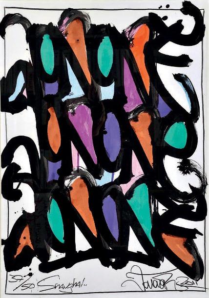 JonOne - Shanghai, 2011 (79 x 55 cm)