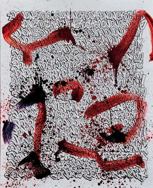 JonOne - Untitled, 2013 (100 x 80 cm)