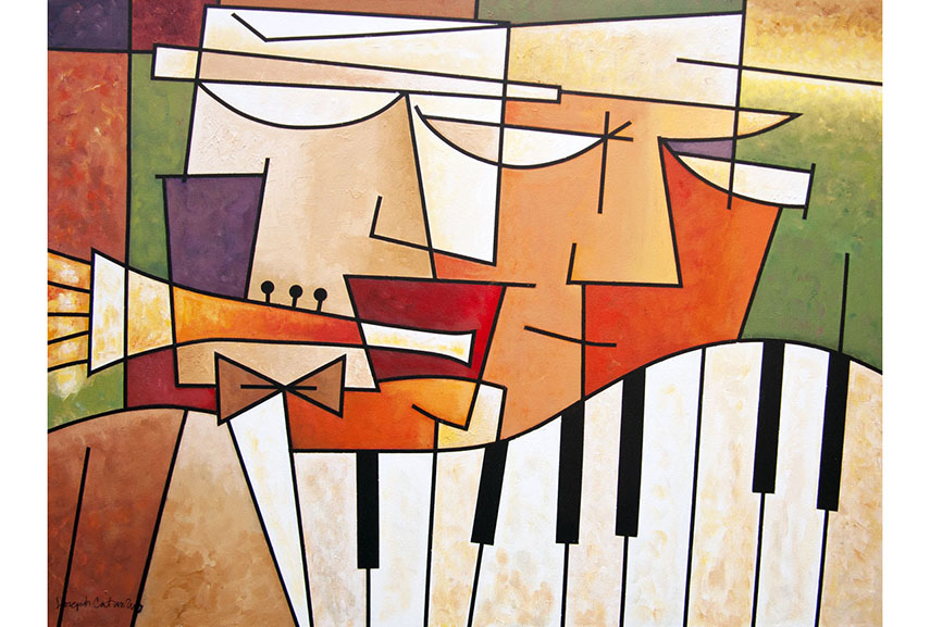 Joseph Catanzaro - Two Musicians, via shopify