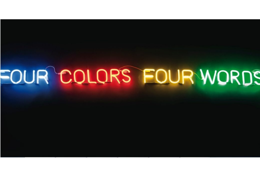 Five Words in Orange Neon, 1965 Widewalls