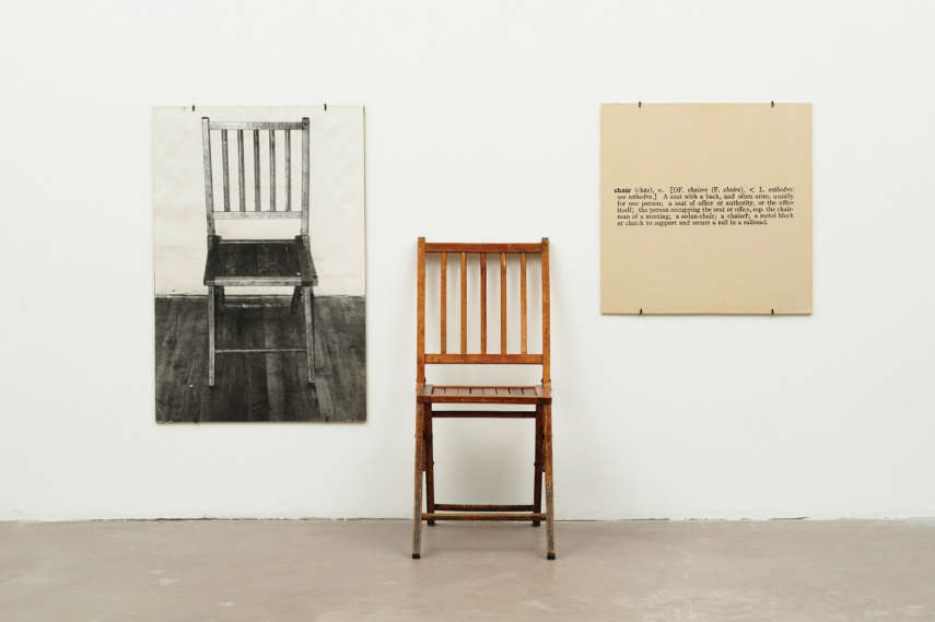 Joseph Kosuth - One and Three Chairs, 1965
