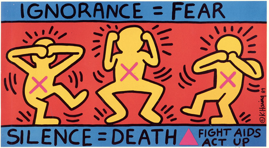 AIDS art campaign