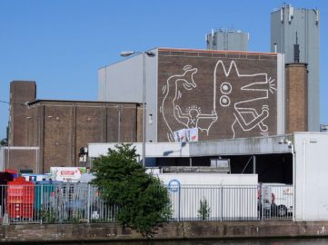 Keith Haring Mural in Amsterdam