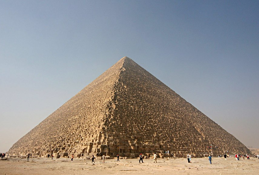 Kheops Pyramid in Giza, Egypt - an example of great world architecture