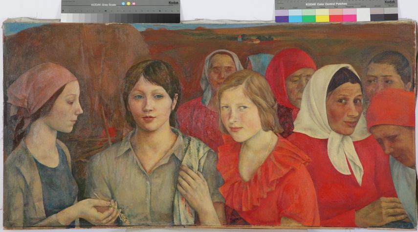 Kirillova L. N. - Girls of the village Chernoe, 1974