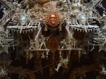 Kris Kuksi - Maneuvering Tranquility, 2017 (detail)