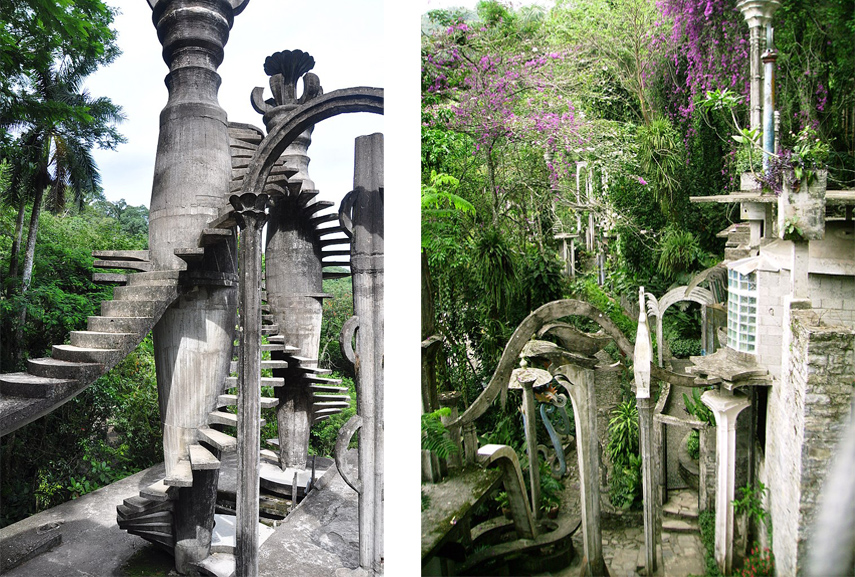 Edward James' garden Las Pozas, in the jungle of Xilitla, Mexico