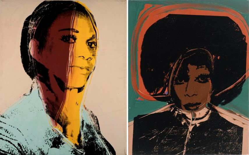 Drag Queens Left Andy Warhol - Ladies and Gentlemen Alphanso Panell Right Andy Warhol - Ladies and Gentlemen Helen Harry Morales