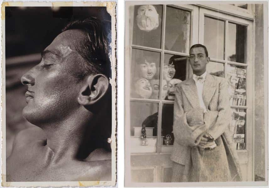 Anna Laetitia Pecci-Blunt - Portrait of Salvador Dalí at Villa Reale di Marlia, 1936, Gala - Salvador Dalí in Carry-le-Rouet, 1930