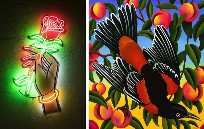 Awol Erizku - I Was Going to Call It Your Name, but You Didn’t Let Me, 2016, Beverly Penn - Hydra 5; dallas fair in texas will take place in april