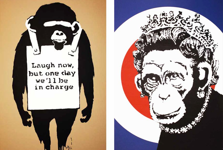 The Monkey Marketplace Art Print